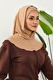 Combed Cotton Women's Ready-Made Bonnet with Hood and Concealer Feature, B-89P, Milk Coffee - 7
