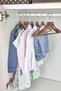 12 Pieces of Specially Designed Wooden-Looking Children's and Baby Clothes Hangers - 5