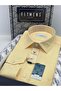 Classic Long Sleeve Pocketless Linen Collar Buttoned Bottom Men's Shirt with Gift Box Fs-003686 - Yellow - 2