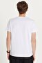 Men's Slim Fit Slim Fit 100% Cotton Soft Texture Printed White Crew Neck T-Shirt - 5