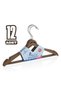 12 Pieces of Specially Designed Wooden-Looking Children's and Baby Clothes Hangers - 3