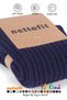 Winter Women's Socks Navy Blue Warm Woolen Sleep Socks for Home - 3