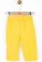 Girl's Double Leg 100% Cotton Trousers 56613 Yellow - 2