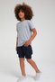 Mojo Boy's Cargo Pocket Lycra Canvas Shorts 2308 Navy Blue