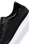 Black Leather Sneaker - Lace-up and Thick Sole, 24WFD 370114 - 7