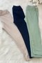 Baby Girl 1-5 Years Old Combed Cotton Long Tights 3157 Mint - 3