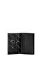 Genuine Leather Men's Credit Card Holder Wallet Models 2305 - Black - 2