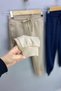 Woorage Unisex Children's Three Thread Raised Sweatpants 5358 Beige - 3