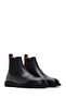 Men's Black Leather Casual Chelsea Boots 24Wfd 620518 - 4