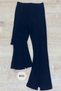 Mojo Girl's Leggings 1-14 Years Flared Y Slit Leggings 3490 Black - 5