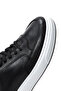 Black Leather Men's Sneakers - Lace-up, Model 24WFD 610618 - 7