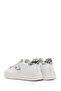 Women's White New Era Lace-Up Leather Sneaker G03G 100017 - 5