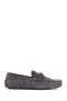 Men's Gray Suede Leather Genuine Leather Penny Loafer Shoes Casual Daily Shoes 24Sfd630610