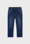 Boy's Denim Jogger Pants 4-9 Years Old 4531 Navy Blue - 2
