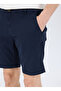 Slim Fit Navy Blue Men's Shorts M5Gd13Wh4Bag7V2 Angels Chino Short - 4