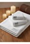 YAH Premium 100% Pure White Egyptian Cotton 612 GSM, 3-Piece Towel Set - Bath, Hand & Washcloth - 2