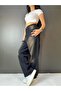 Vintage Effect Black Distressed Unisex Baggy Jean Trousers - 5