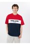 Jeans Crew Neck Patterned Multi-Colored Men's T-Shirt M5Gi45K8Fq4F7Tw Gj Ss Cn Os Horizo - 3