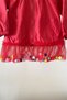 Girl's Red Pompom Raincoat Windbreaker - 6