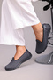 Women's Smoked Orthopedic Sole Ballerina Casual Shoes Mother Shoes Classic Shoes - 4