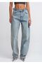 Women//New Trend//Side Buckle//Apollet//High Waist//Baggy//Jeans - 4