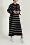 Women's Zeyoo Spanish Sleeve Striped Dress - 5