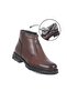 100% Genuine Leather Winter Men's Boots Black - 8