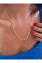 Bade Jewelry Xuping Gold Color Thin Chain Necklace - 6