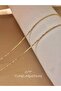 Bade Jewelry Xuping Gold Color Thin Chain Necklace
