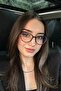 Harmony Vision Leopard Cat Eye Formulated Blue Light Protection Women's Glasses Popular Transparent Screen Glasses - 2