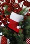 Christmas Ornament Plush Mini Boots Red 15 cm - 5