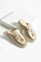 Women's Beige Suede Slip-On Loafer Slippers Luna