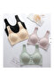 Ultra Soft Skin-Friendly Breathable Front Snap Anti-Slip Fabric Seamless Ghost Luxury Maternity Bra - 3