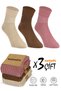 3-Piece Winter Women's Wool Sleeping Socks Soft Touch
