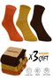 3 Pairs of Women's Winter Socks – Woolen Winter Boot Socks