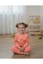 Girl's Floral Printed Compact Tracksuit Set for Ages 2-3-4-5-6-7-8-9-10 - 2