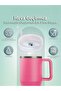 مجموعة Quencher 1.18 Thermos مع شفاطة متوافقة مع مجموعة واحدة من 3 قطع باللون الرمادي مانعة للتسرب - 4