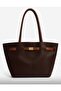 Gold Detailed Shoulder and Tote Bag - 2