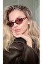 Miux Leopard Frame Pink Glass with Metal Accessories Ital Product Bone Frame Vip Product - 5