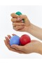 Silicone Hand Wrist Finger Strengthening Exercise, (Set of 3 Green Red Blue - 2