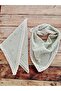 Mother Daughter Matching Muslin Bandana – Triangle, Lace, Cotton Fabric - 3