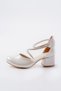 Girls' Closed Velcro Anti-Slip Sole Heels - Evening Dress Shoes - 4