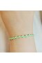 Spiral Macrame Bracelet Water Green Adjustable Unisex Braided Rope Bracelet with Elevator Buckle - 2