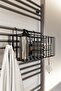 Hooked Bathroom Towel Warmer Hanger Blow Dryer Towel Holder Bathroom Accessory Organizer Bathroom Shelf - 6