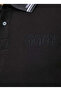 Black Men's Polo T-Shirt 76Gagt09 - 3