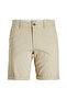 Beige Men's Regular Waist Regular Fit Chino Shorts 12182549_Jpstdave Chino Shorts Srt