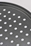 Stainless Carbon Steel, Perforated, Fireproof Non-Stick 32 cm Large Size Pizza and Lahmacun Tray - 6