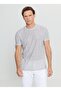 Altınyıldız Classics Crew Neck Striped White - Navy Blue Men's T-Shirt Ace091252395_Bzl - 3