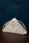 Home Napkin Holder Gizem Cream Yellow Patina Kitchen Tabletop Presentation Elegance - 3