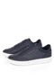 Navy Blue Men's Sneaker Th Basket Core Lth Pinperf - 3